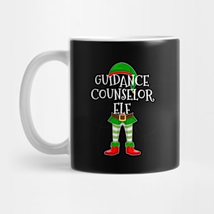 Guidance Counselor Elf Matching Family Christmas Gift Mug